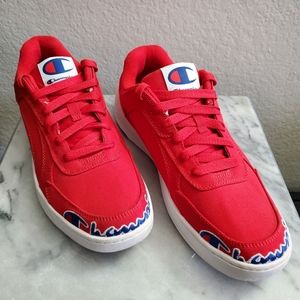 Champion Men's Red Shoes Size 10 Super C Court low